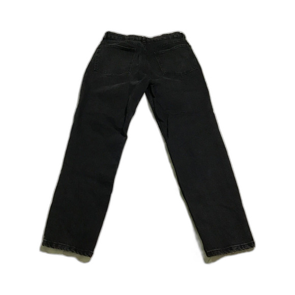 Zara Black High Rise Jeans Size 8, Cotton Blend 27" Inseam - Picture 3 of 7